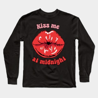 Kiss Me At Midnight Long Sleeve T-Shirt